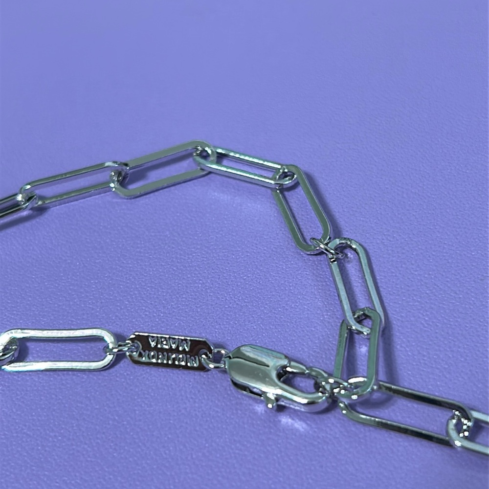 NEW Hello Gorgeous Samantha Chain Necklace Silver - Picture 8 of 8